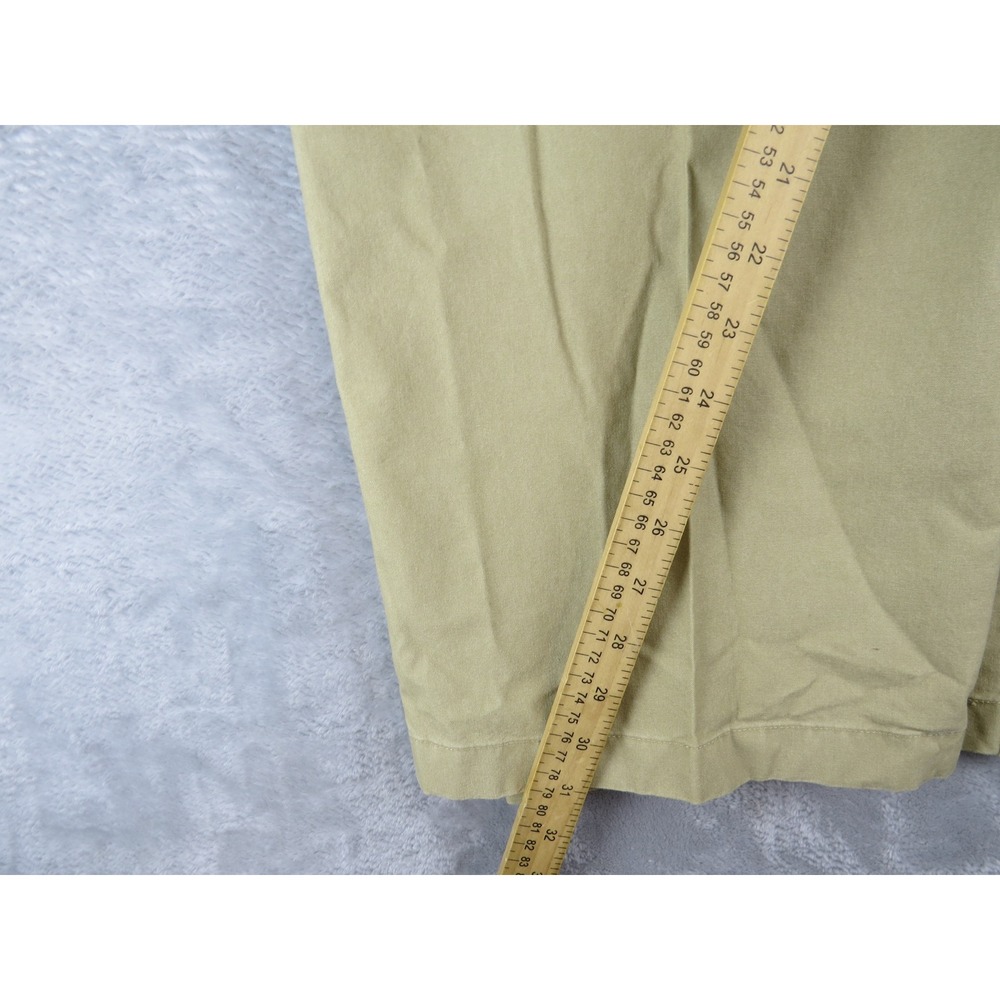 LL Bean Comfort Waist Cargo Pants Mens 44x30 Khaki Tan Utility Chino - Picture 6 of 8